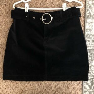 Forever 21 corduroy skirt with large buckle- L
